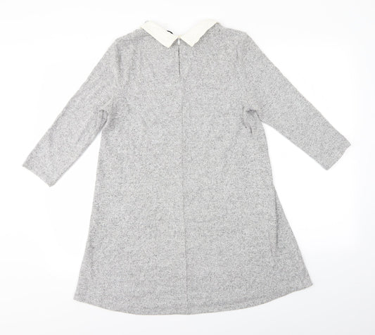 TU Womens Grey   T-Shirt Dress  Size 10