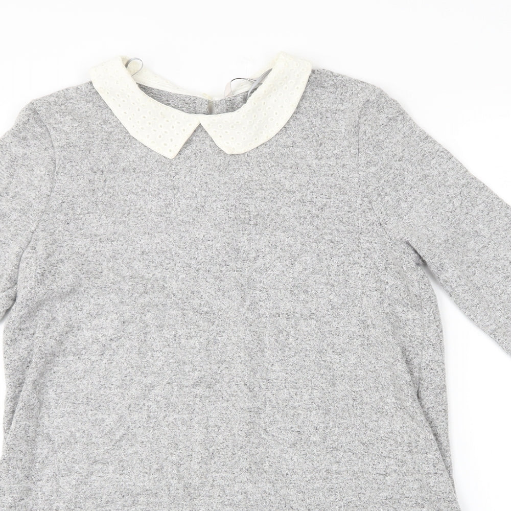 TU Womens Grey   T-Shirt Dress  Size 10