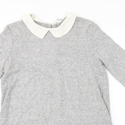 TU Womens Grey   T-Shirt Dress  Size 10