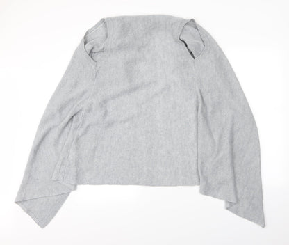 Womens UK Size 8 Internacionale Grey Cardigan Jumper
