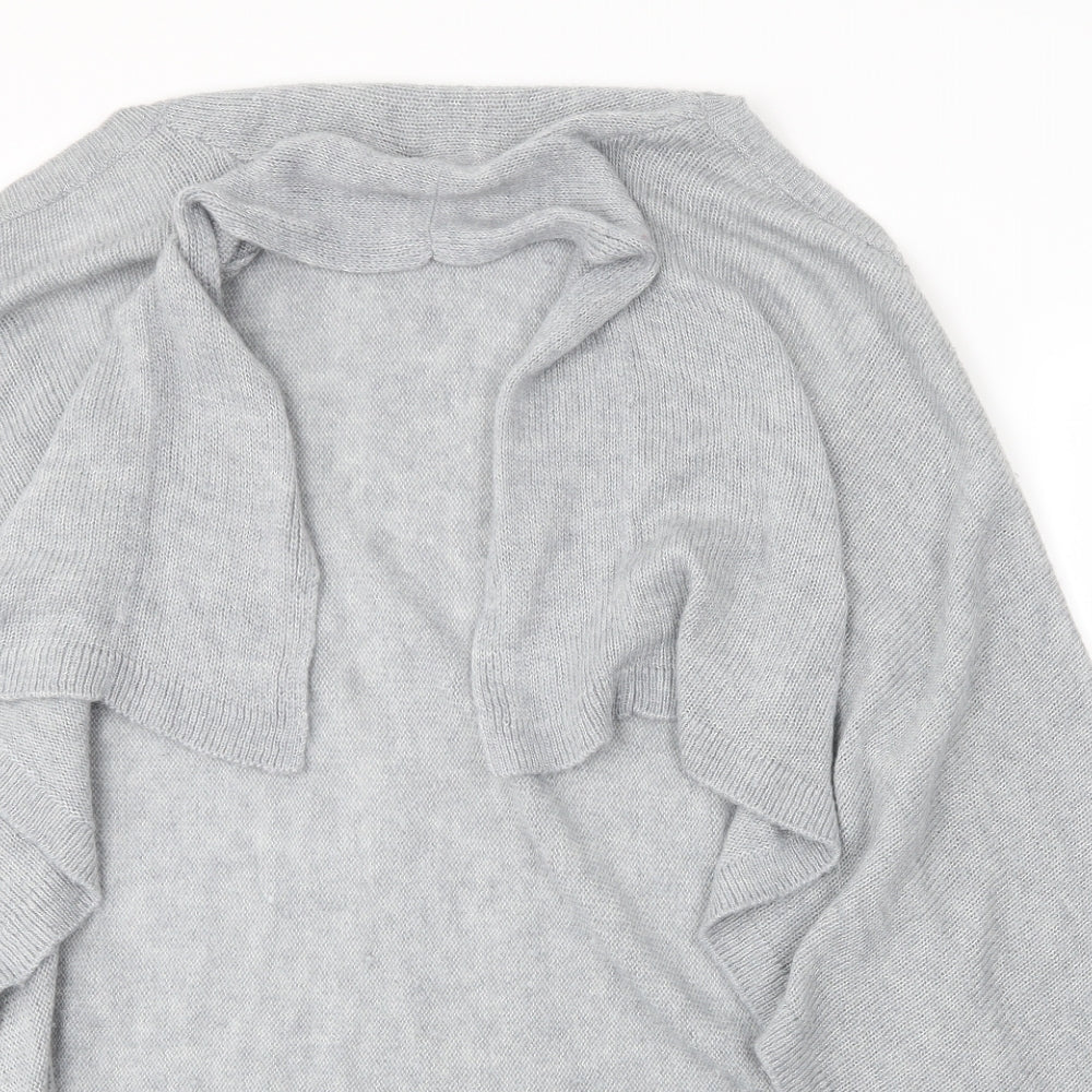 Womens UK Size 8 Internacionale Grey Cardigan Jumper