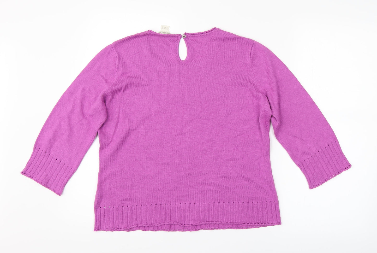 Womens UK Size 12 Monsoon Pink Pullover Jumper