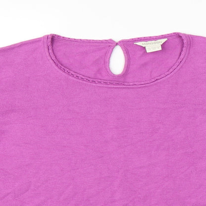 Womens UK Size 12 Monsoon Pink Pullover Jumper