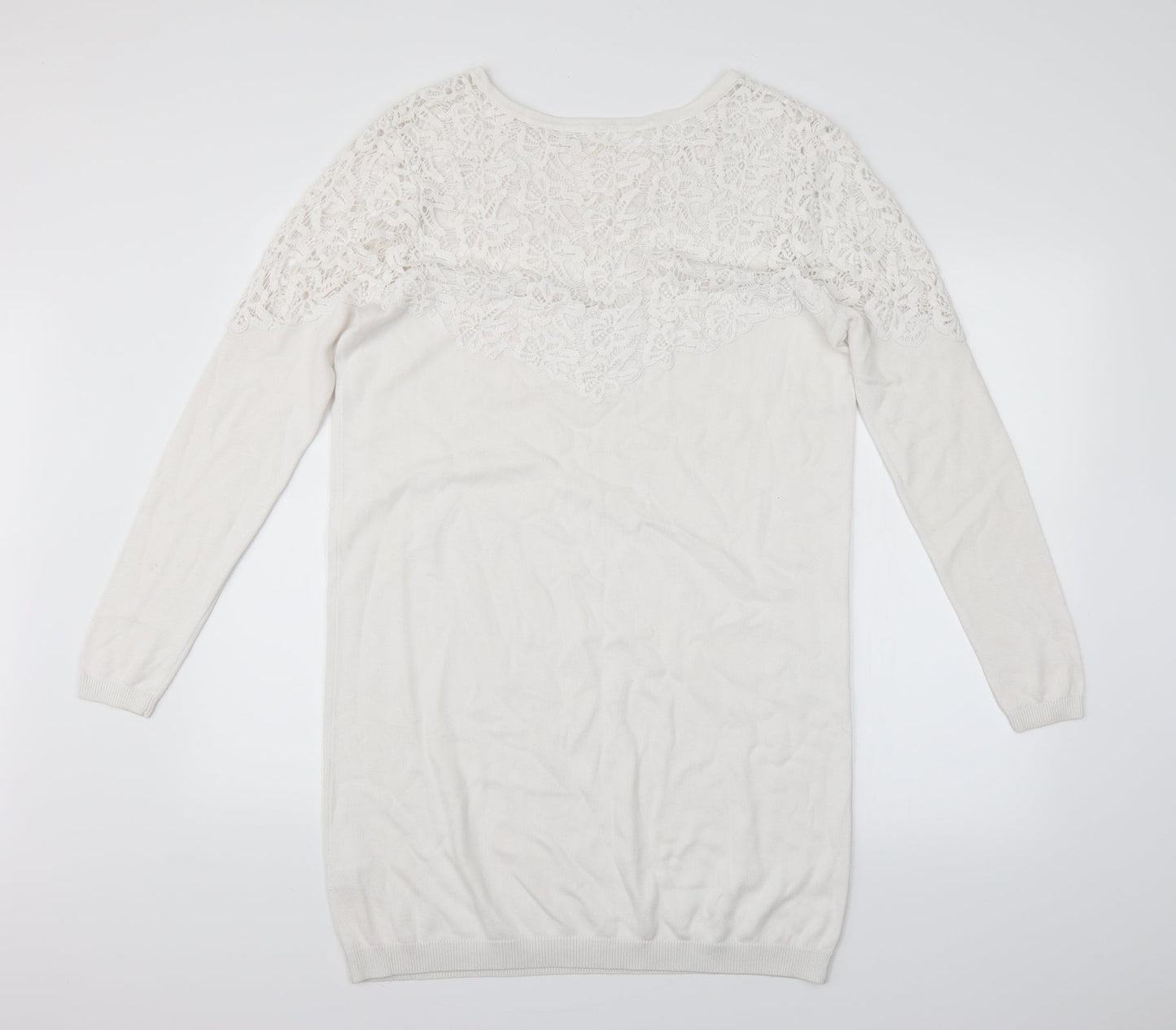Womens UK Size 12 ASOS White Pullover Jumper