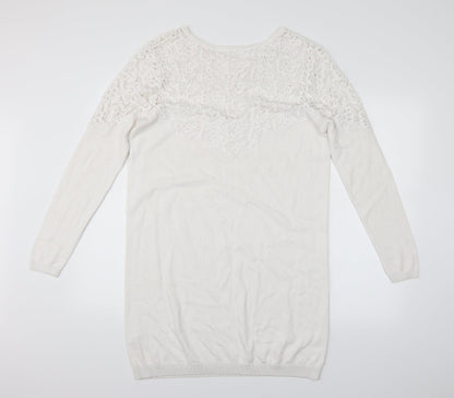 Womens UK Size 12 ASOS White Pullover Jumper