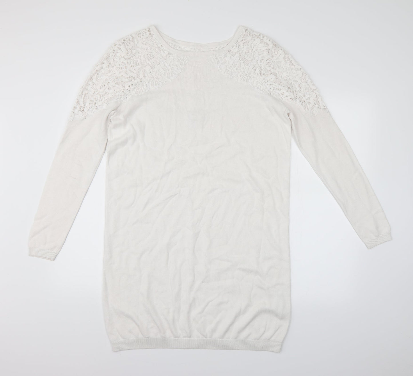 Womens UK Size 12 ASOS White Pullover Jumper