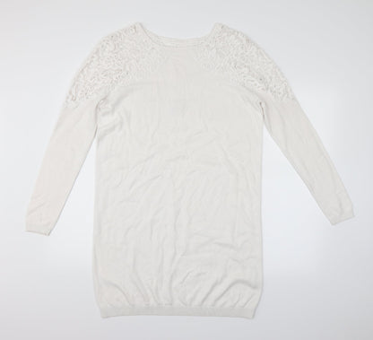 Womens UK Size 12 ASOS White Pullover Jumper