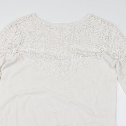 Womens UK Size 12 ASOS White Pullover Jumper