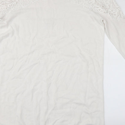 Womens UK Size 12 ASOS White Pullover Jumper