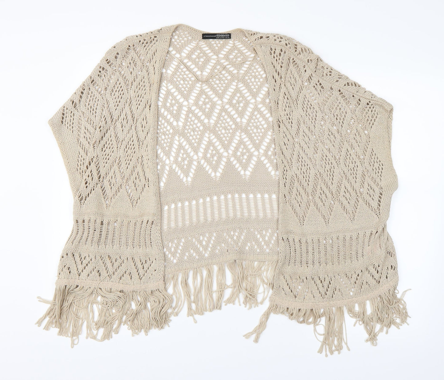 Womens UK Size 10 Atmosphere Beige Cardigan Jumper