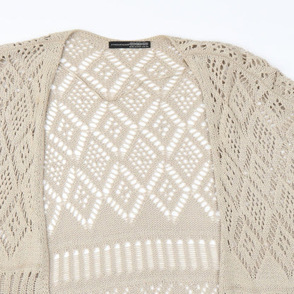 Womens UK Size 10 Atmosphere Beige Cardigan Jumper