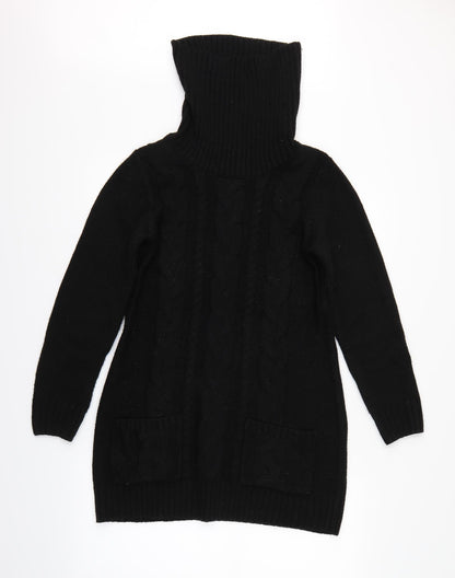 Womens UK Size  Preworn Black Pullover Jumper