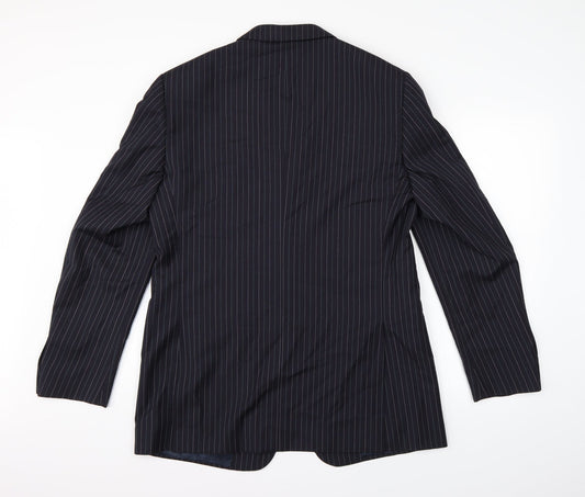 Mens UK Size  Preworn Regular Blue Suit Jacket