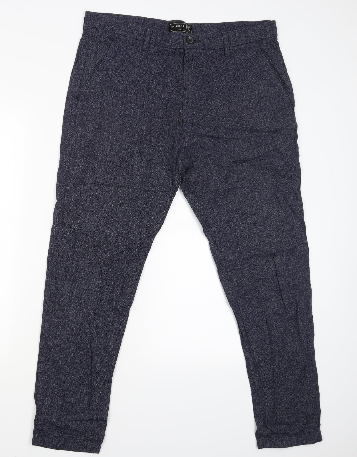 F&F Womens Blue   Capri Trousers Size 36 L28 in