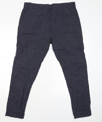 F&F Womens Blue   Capri Trousers Size 36 L28 in