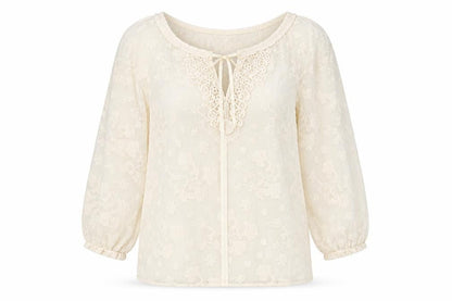 Womens UK Size XL SHEILAY White Basic Blouse