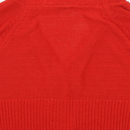 Womens UK Size 16 NEXT Red Cardigan Jumper