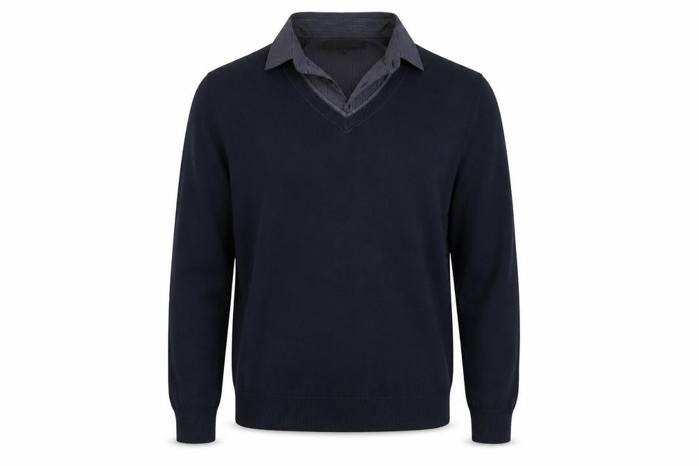 Mens UK Size S NEXT Blue Pullover Jumper