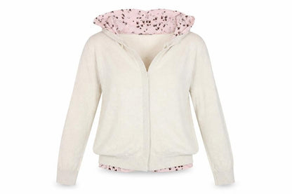 Womens UK Size 14 South Beige Cardigan Jumper