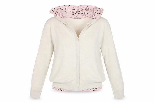 Womens UK Size 14 South Beige Cardigan Jumper