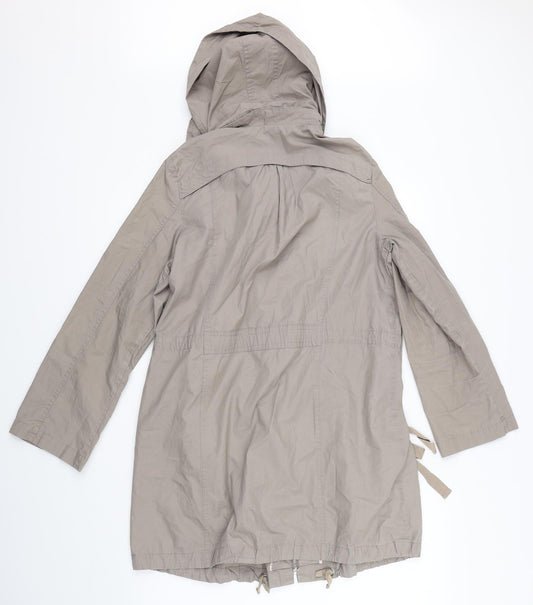 Denim Co Womens Grey   Jacket Coat Size 10