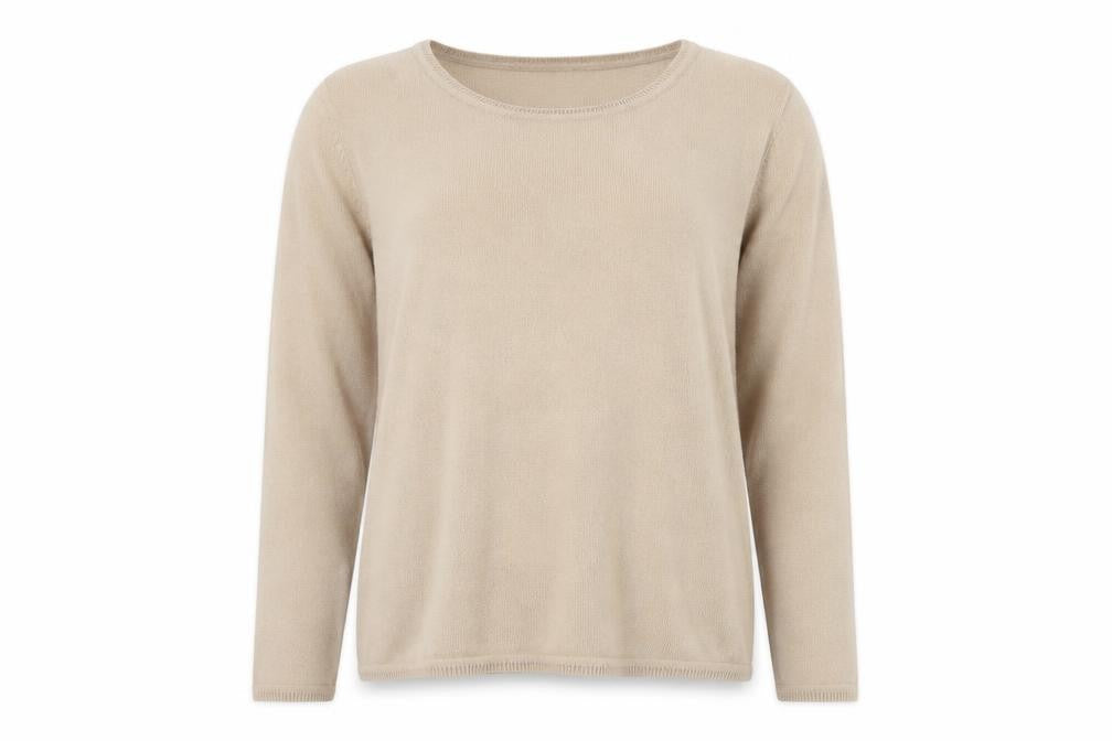 Womens UK Size 14 Julipa Beige Pullover Jumper