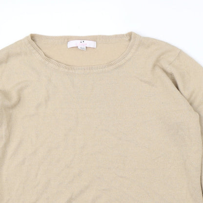Womens UK Size 14 Julipa Beige Pullover Jumper