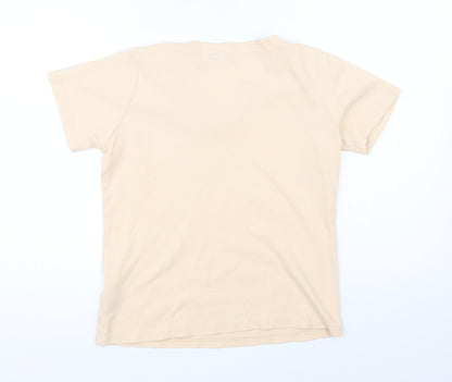 Isle Womens Orange   Basic T-Shirt Size S