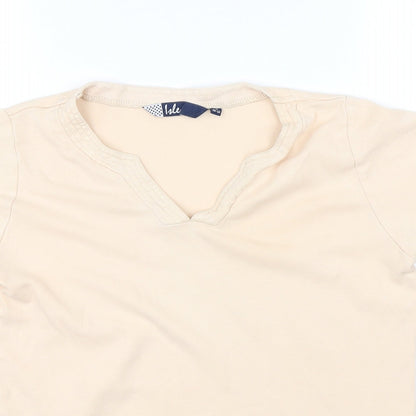 Isle Womens Orange   Basic T-Shirt Size S