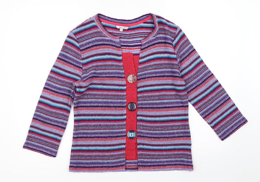 Womens UK Size M Marks & Spencer Purple Pullover Jumper
