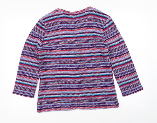 Womens UK Size M Marks & Spencer Purple Pullover Jumper
