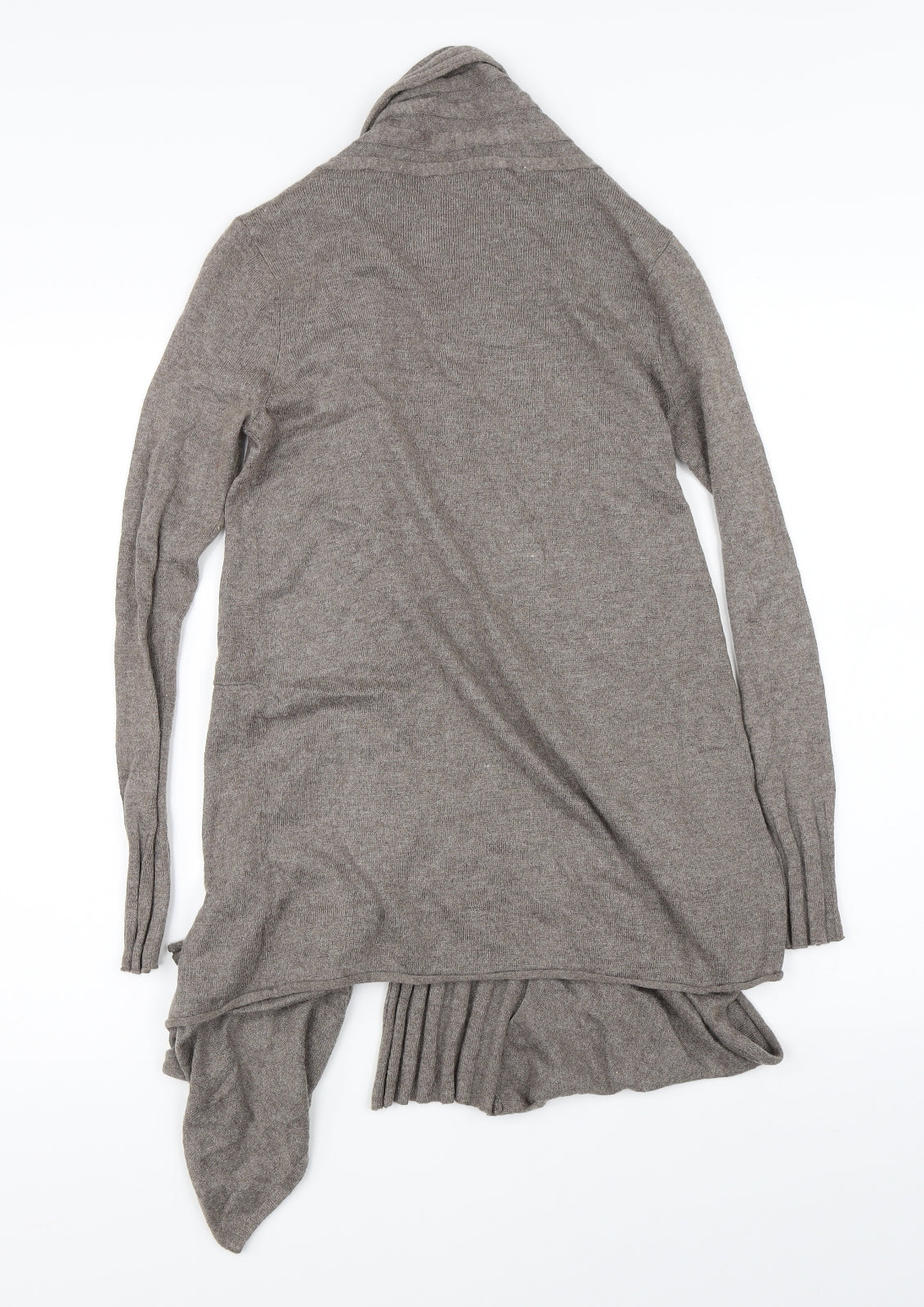 Womens UK Size 8 Papaya Brown Cardigan Jumper