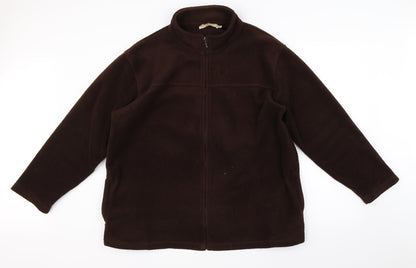 EWM Womens Brown   Full Zip Jumper Size L