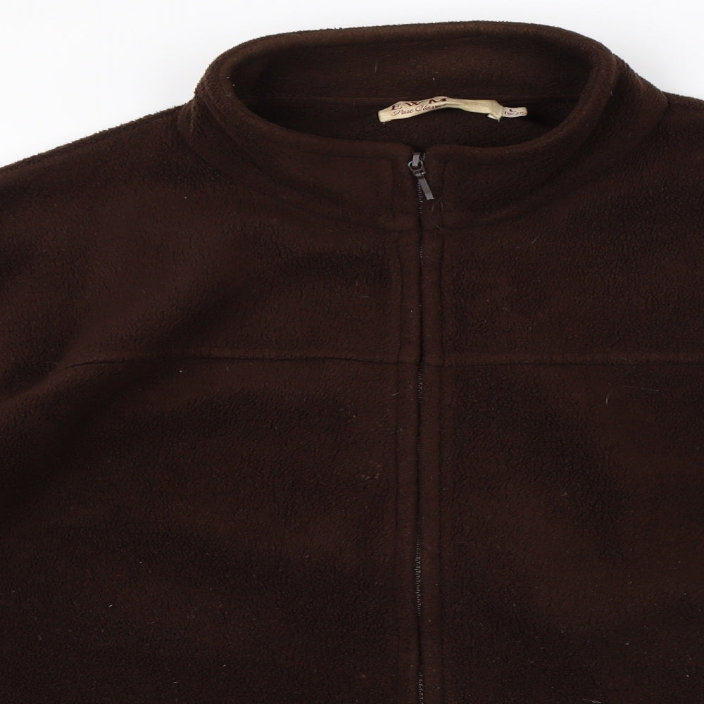 EWM Womens Brown   Full Zip Jumper Size L