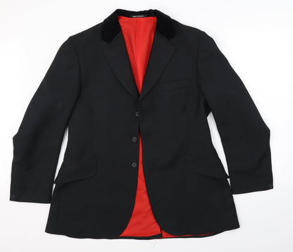 Womens UK Size 40 Preworn Regular Black Suit Jacket