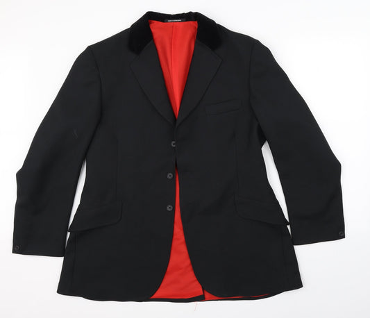 Womens UK Size 40 Preworn Regular Black Suit Jacket