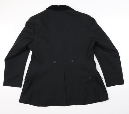 Womens UK Size 40 Preworn Regular Black Suit Jacket