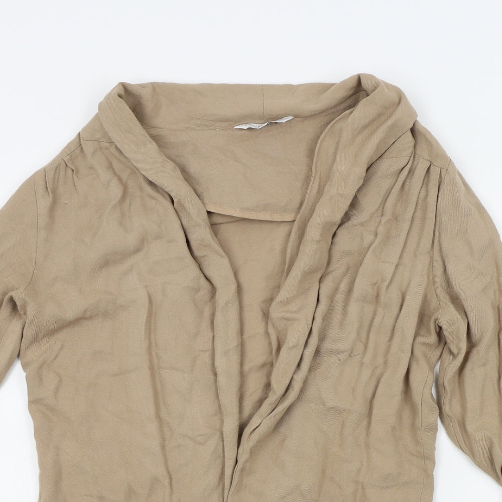 Womens UK Size 8 New Look Beige Cardigan Jumper