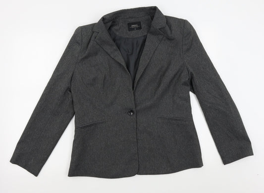 Papaya Womens Grey   Jacket Blazer Size 14