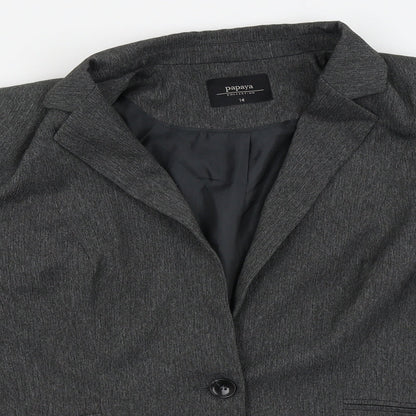 Womens UK Size 14 Papaya Grey Jacket