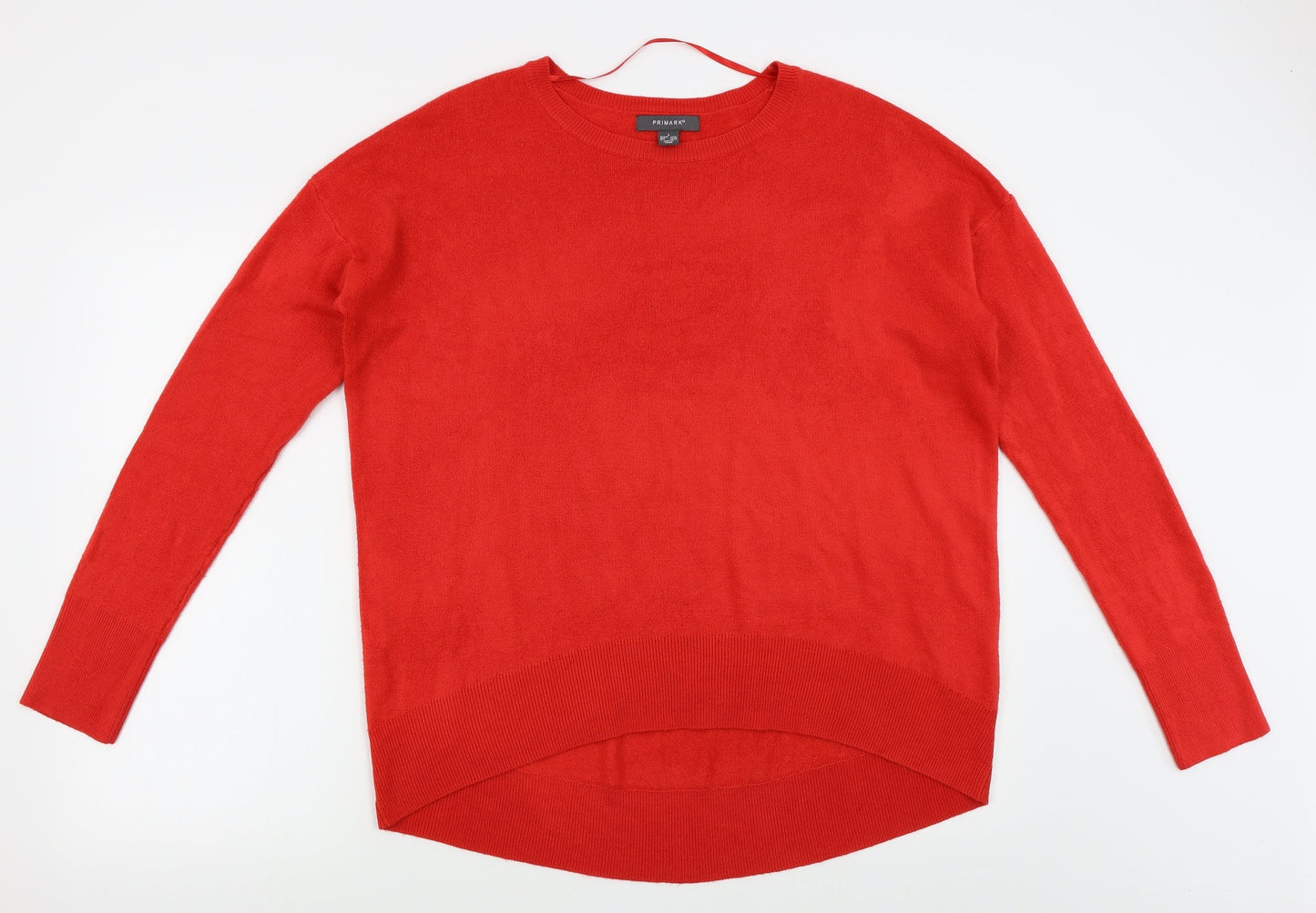Primark Womens Red   Pullover Jumper Size L