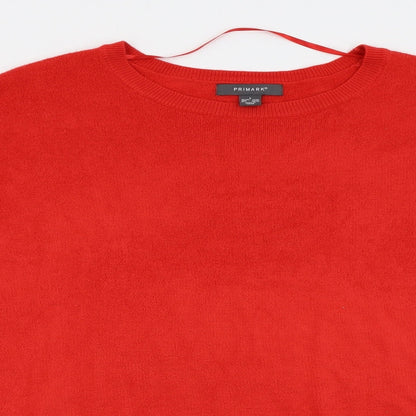 Primark Womens Red   Pullover Jumper Size L