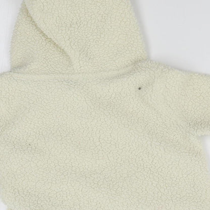 Gap Girls White   Pullover Hoodie Size 5 Years