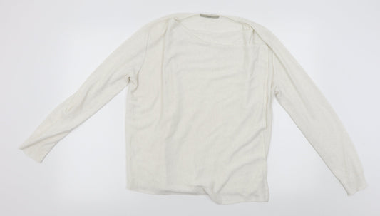 George Womens White   Wrap Jumper Size 16