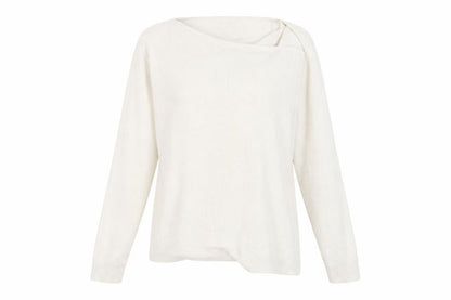 Womens UK Size 16 George White Wrap Jumper