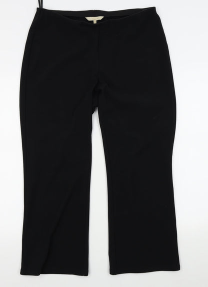 Vidavi Womens Black   Trousers  Size 16 L25 in