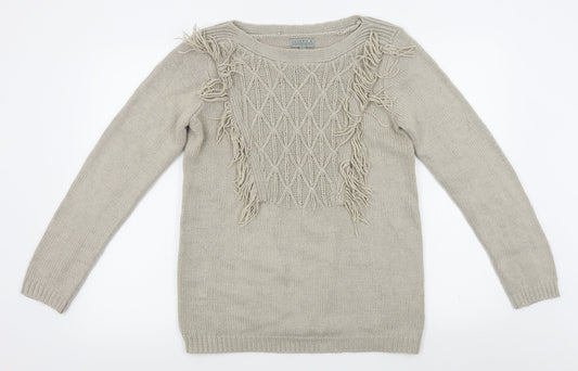 Womens UK Size S Joseph A Beige Pullover Jumper