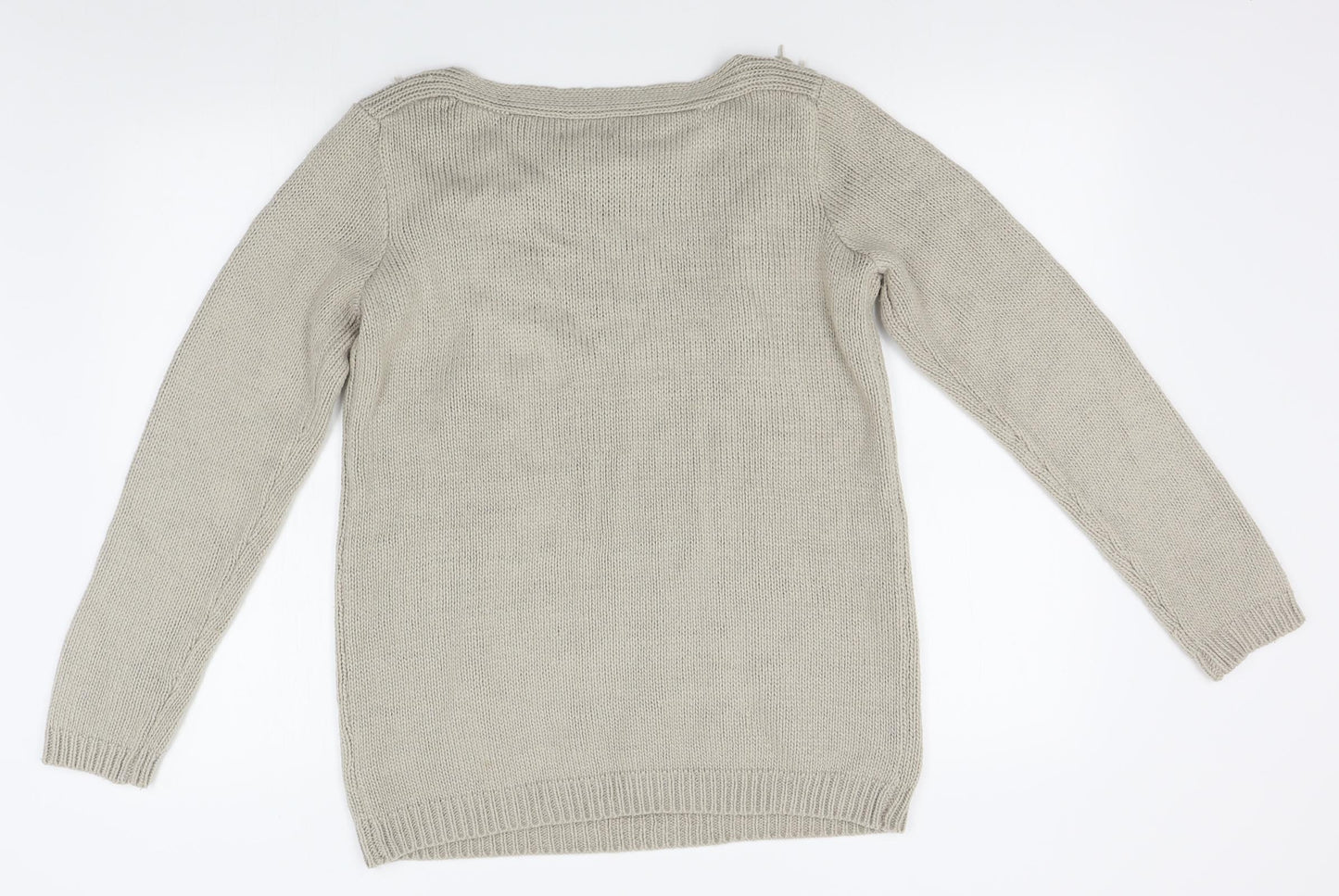 Womens UK Size S Joseph A Beige Pullover Jumper