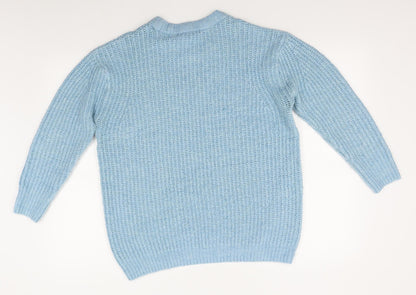 George Womens Blue   Pullover Jumper Size M