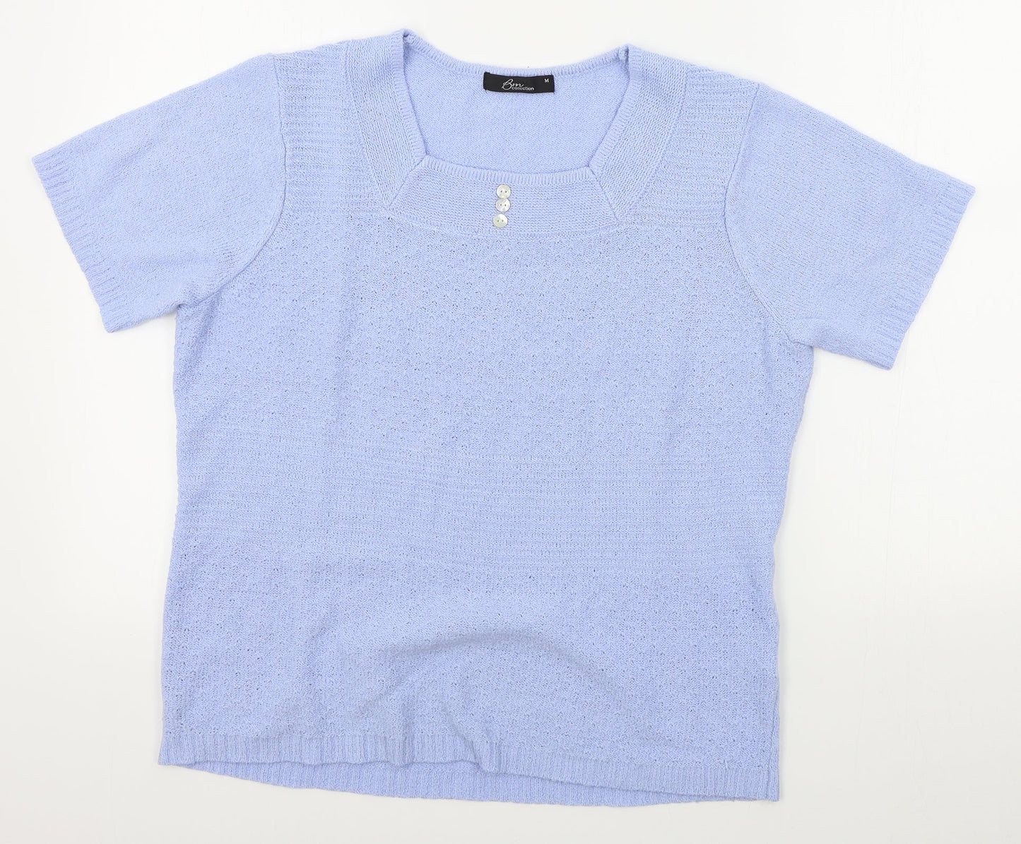 Womens UK Size M BM Blue Pullover Jumper